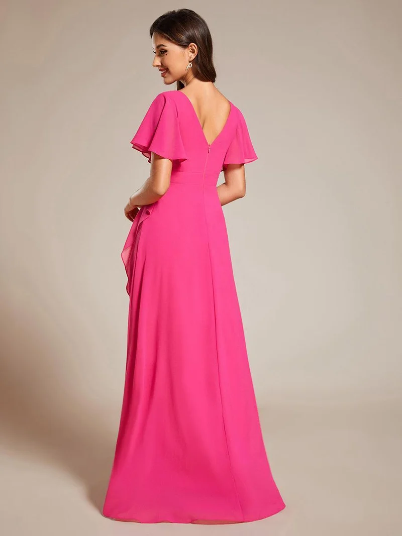 Moreeza | Fließendes Brautjungfernkleid aus Chiffon