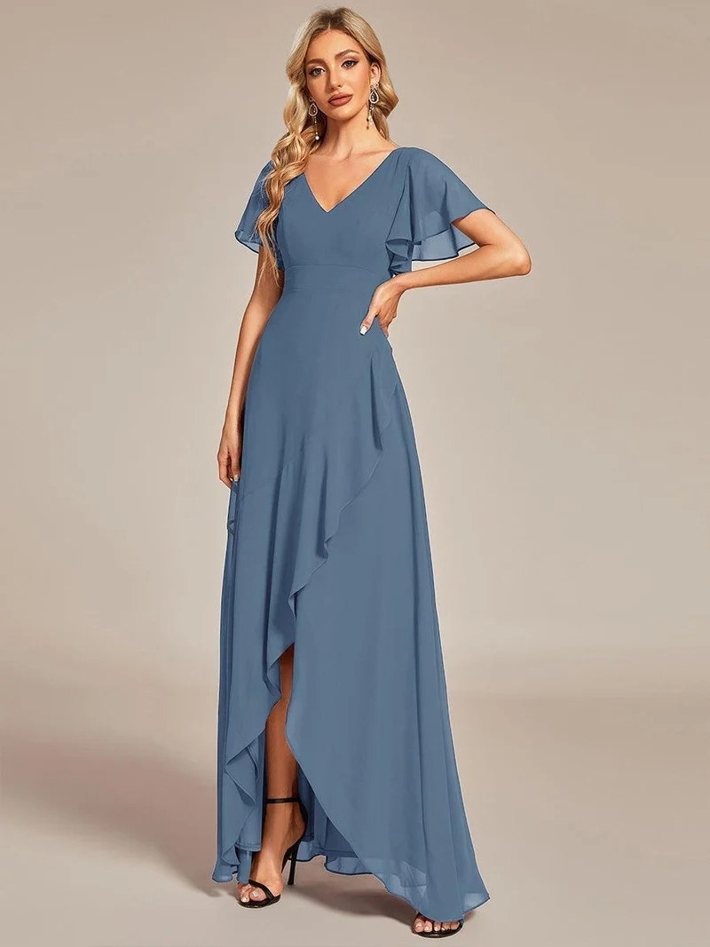 Moreeza | Fließendes Brautjungfernkleid aus Chiffon