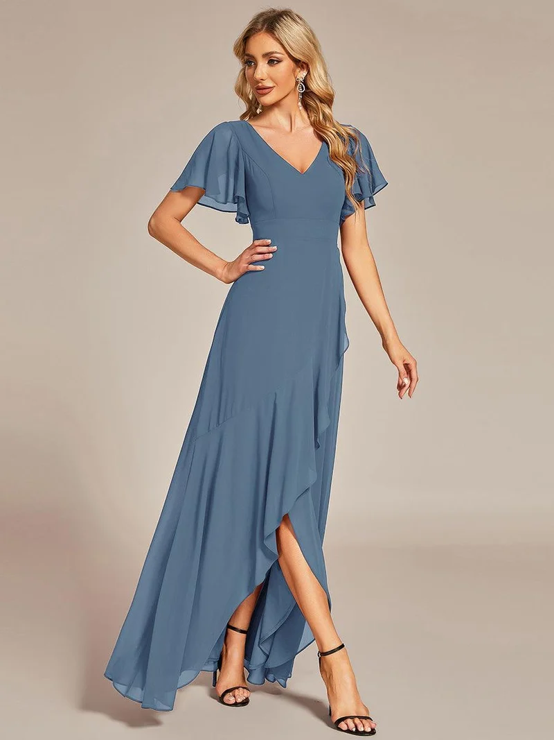 Moreeza | Fließendes Brautjungfernkleid aus Chiffon