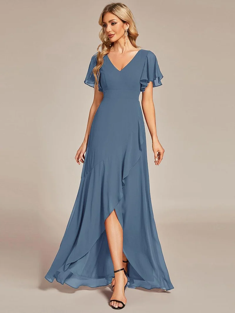 Moreeza | Fließendes Brautjungfernkleid aus Chiffon