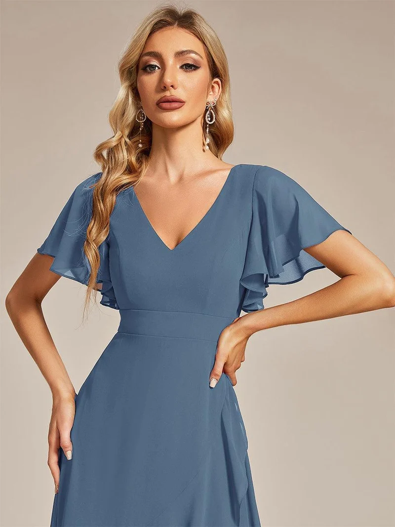 Moreeza | Fließendes Brautjungfernkleid aus Chiffon
