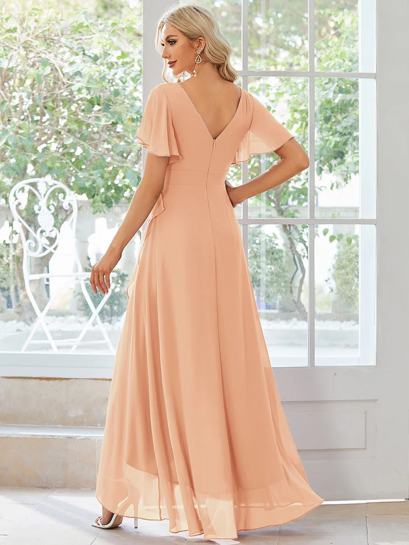 Moreeza | Fließendes Brautjungfernkleid aus Chiffon