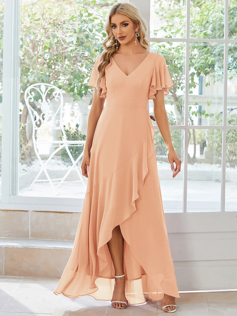Moreeza | Fließendes Brautjungfernkleid aus Chiffon