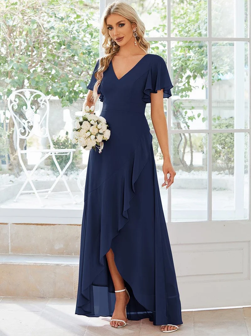 Moreeza | Fließendes Brautjungfernkleid aus Chiffon