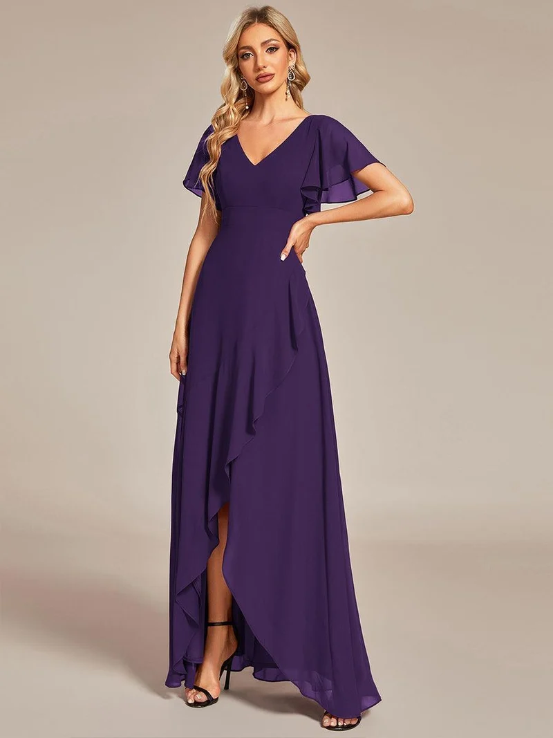 Moreeza | Fließendes Brautjungfernkleid aus Chiffon