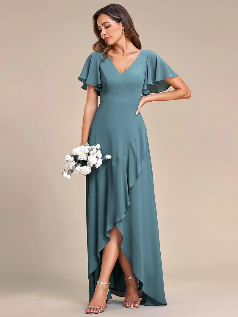 Moreeza | Fließendes Brautjungfernkleid aus Chiffon
