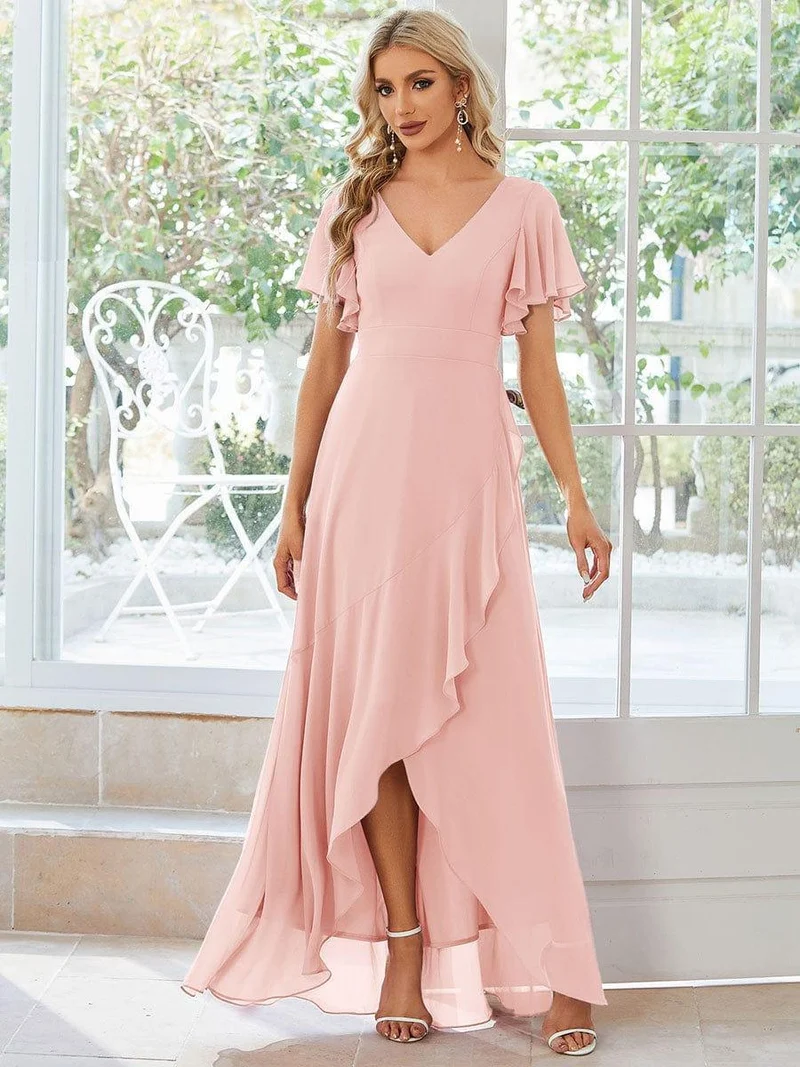 Moreeza | Fließendes Brautjungfernkleid aus Chiffon