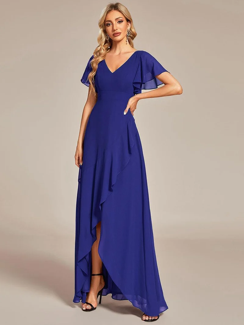 Moreeza | Fließendes Brautjungfernkleid aus Chiffon