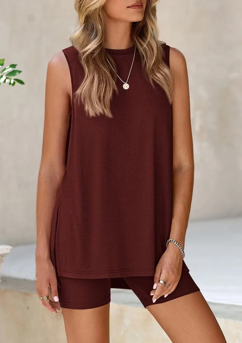Novelia | Bequemes Sommer-Zweiteiler-Set mit Shorts