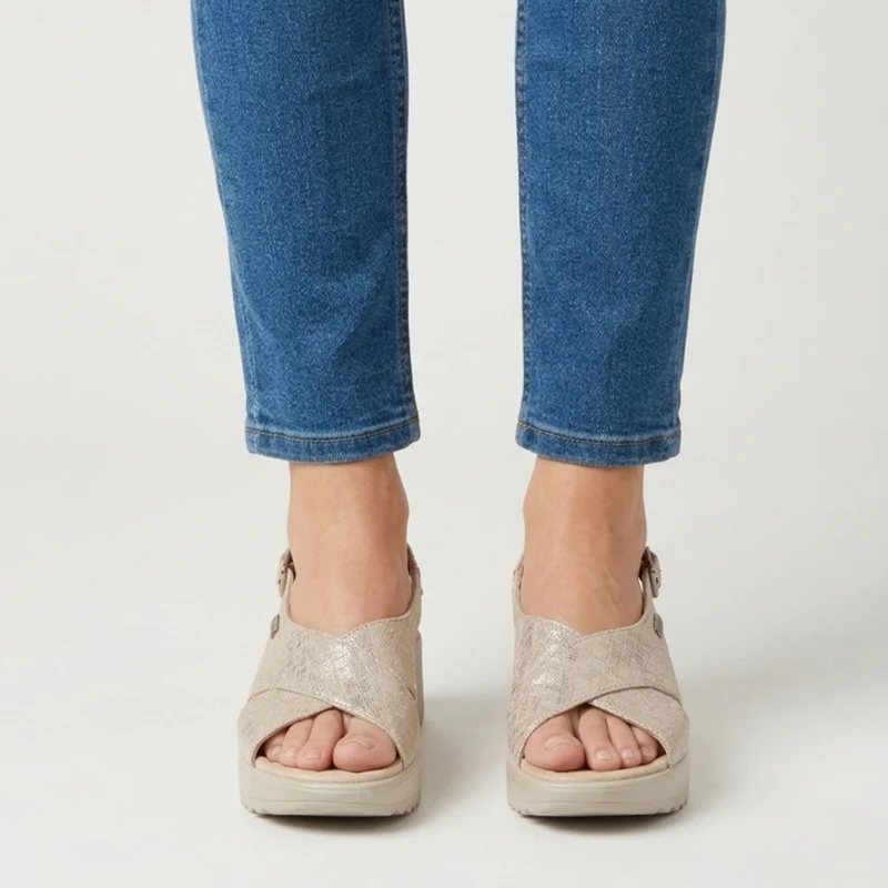 Käthe | Elegante Komfort-Sandalen mit verstellbarem Fersenriemen