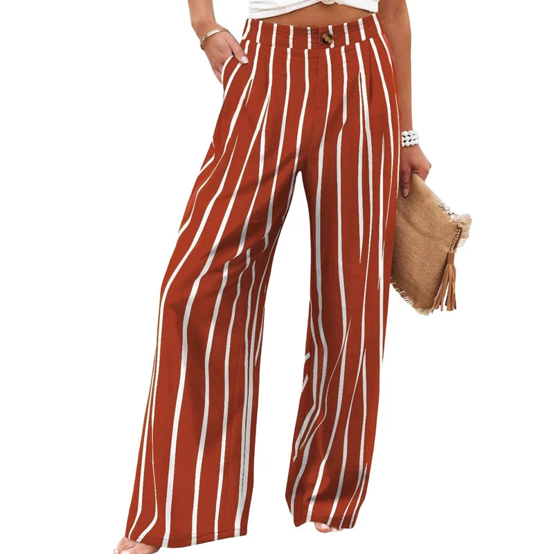 Tamaera | Damen-Wide-Leg-Hose mit elastischem Komfortbund