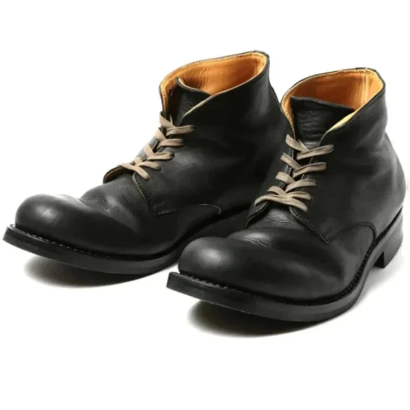Stiefeletten Herren in Lederoptik