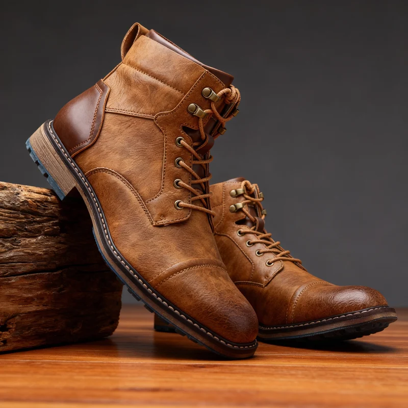 Schnürstiefel Herren Ankle Boot