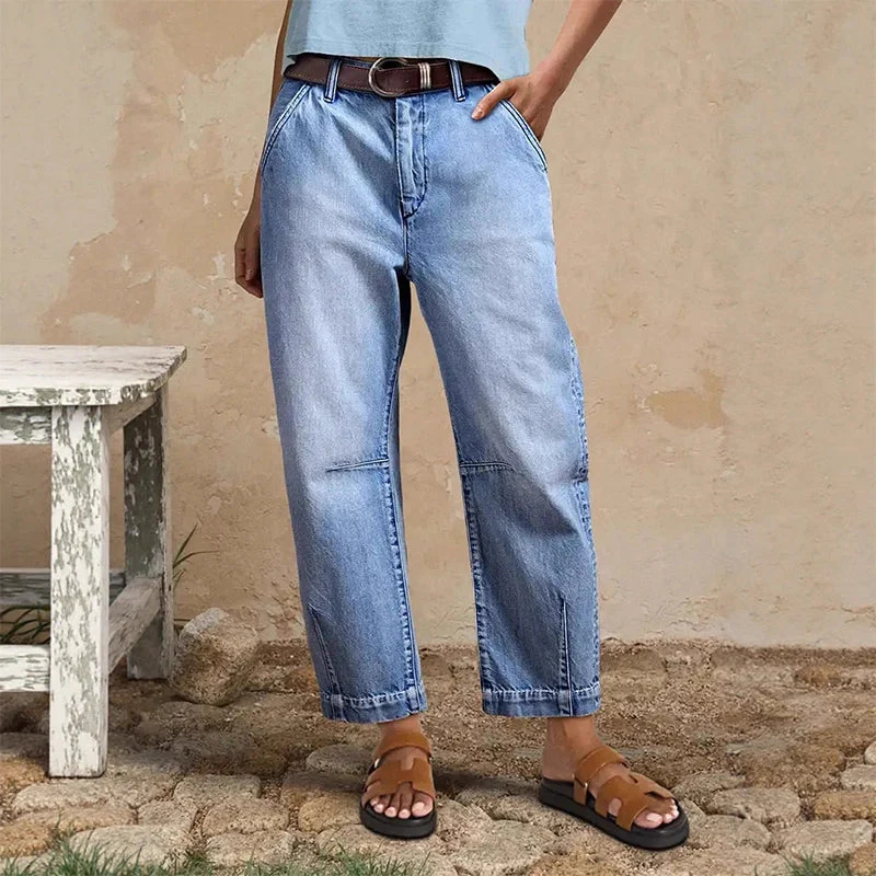 Irevella | Bequeme Wide-Leg-Jeans mit hoher Taille