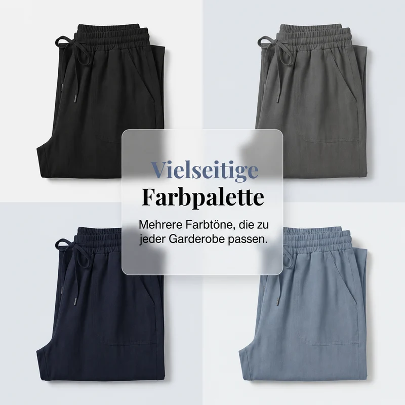 Yanizza | Lockere Cropped-Hose mit elastischem Bund