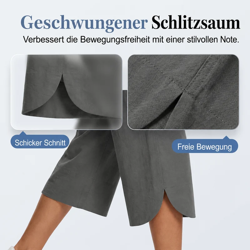 Yanizza | Lockere Cropped-Hose mit elastischem Bund