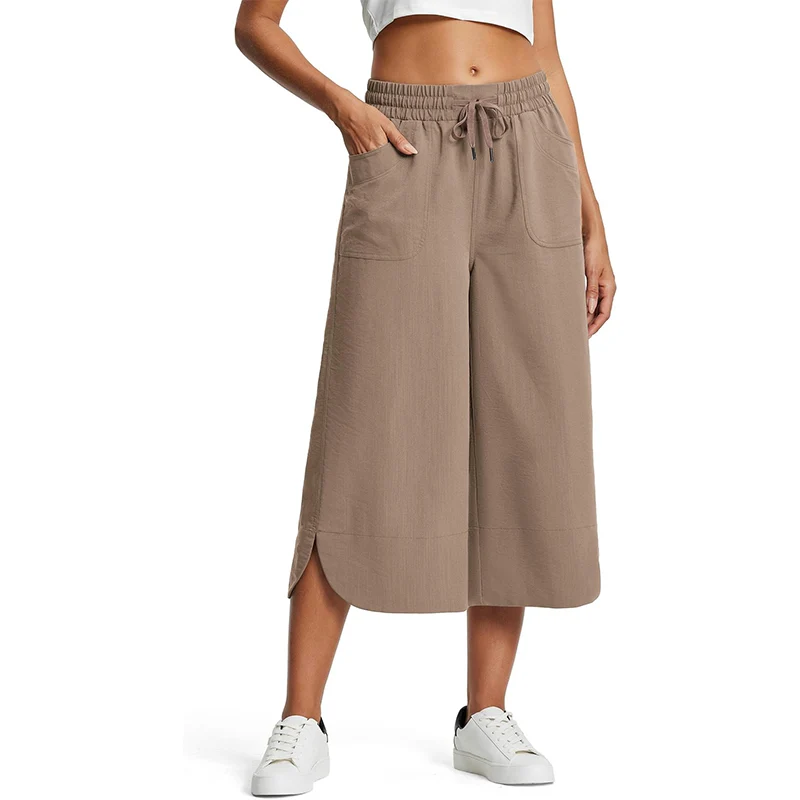 Yanizza | Lockere Cropped-Hose mit elastischem Bund