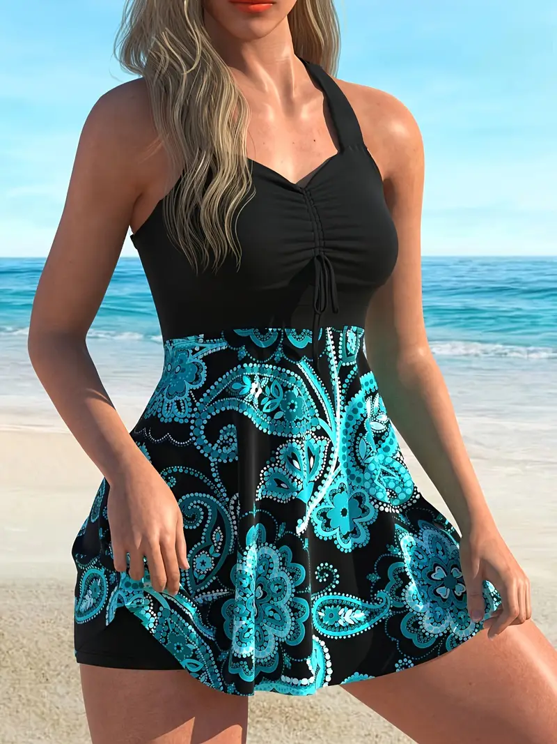 Sashina | Zweiteiliges Swimdress-Set mit separaten Badeshorts