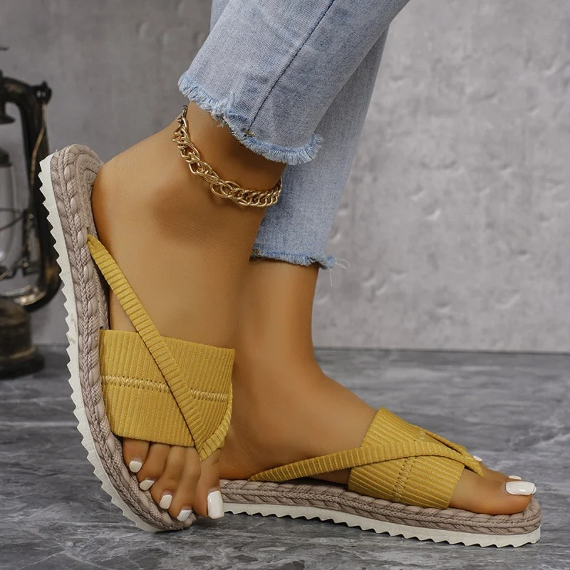 Auslea | Bequeme Sommer-Zehentrenner mit Seil-Design