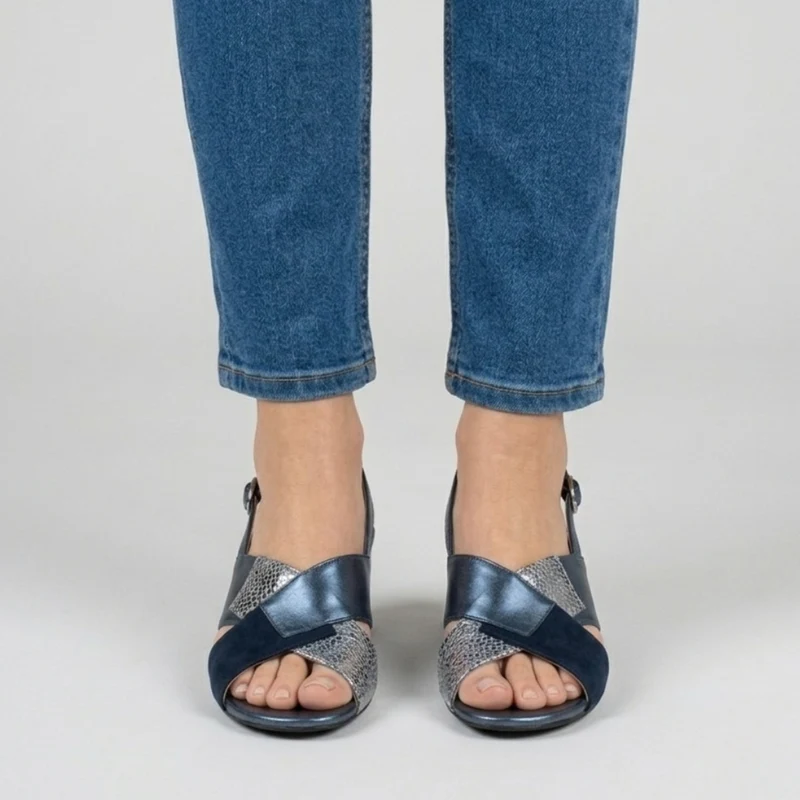 Catharina | Stilvolle Damen-Sandalen mit Slingback-Riemen