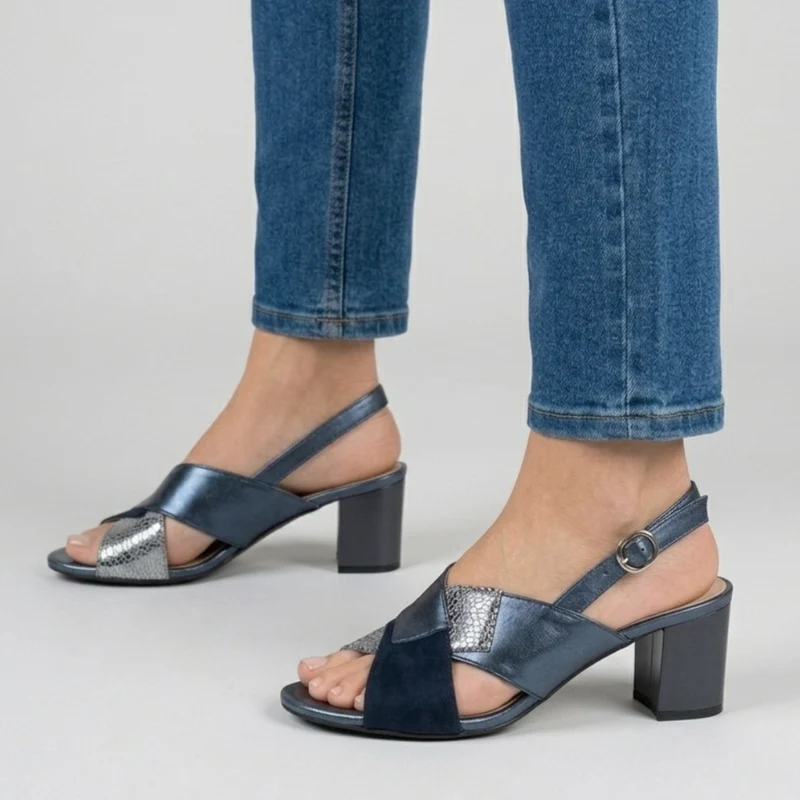 Catharina | Stilvolle Damen-Sandalen mit Slingback-Riemen
