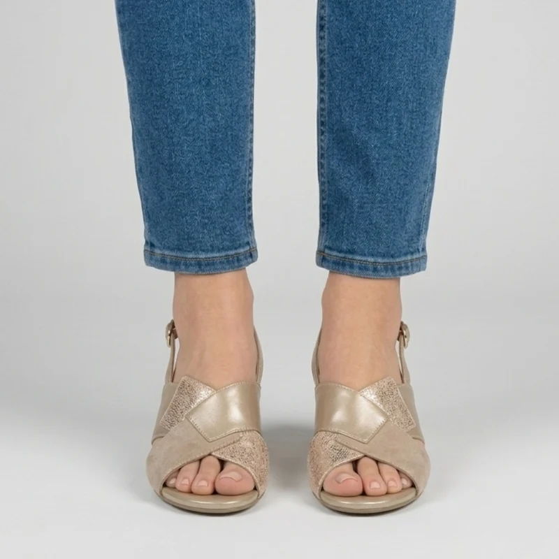 Catharina | Stilvolle Damen-Sandalen mit Slingback-Riemen