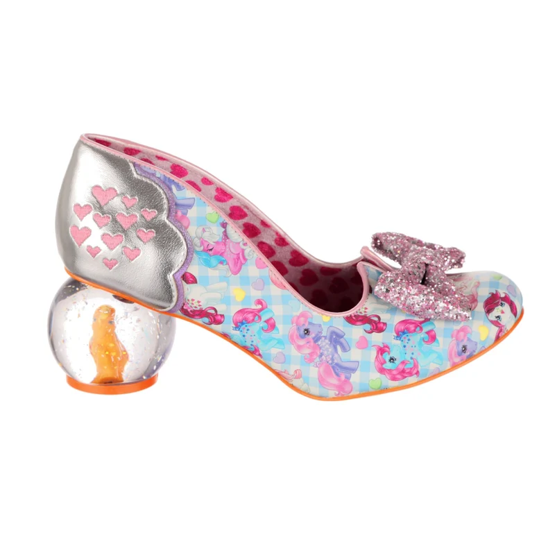 Irregular Choice Frauen My Little Pony Glitzernder Herz-High Heel – Blau
