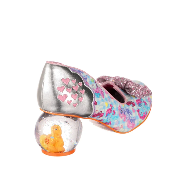 Irregular Choice Frauen My Little Pony Glitzernder Herz-High Heel – Blau
