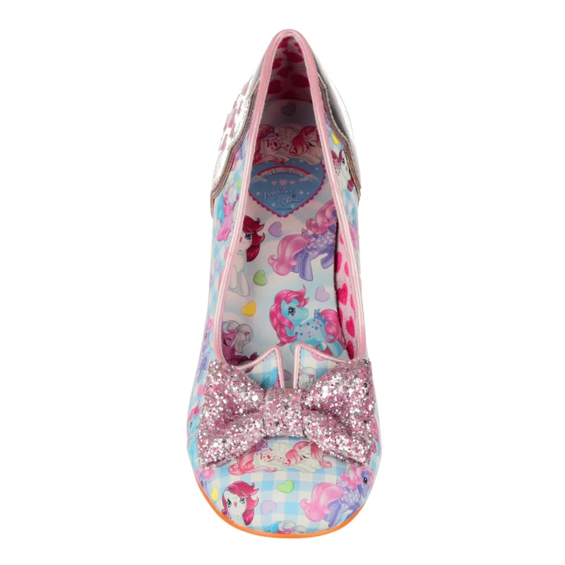 Irregular Choice Frauen My Little Pony Glitzernder Herz-High Heel – Blau