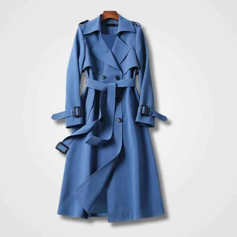 Eleganter Damen-Trenchcoat mit Gürtel