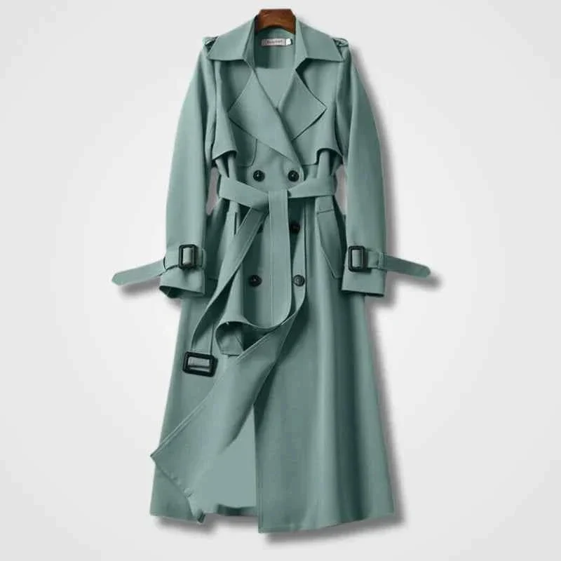 Eleganter Damen-Trenchcoat mit Gürtel