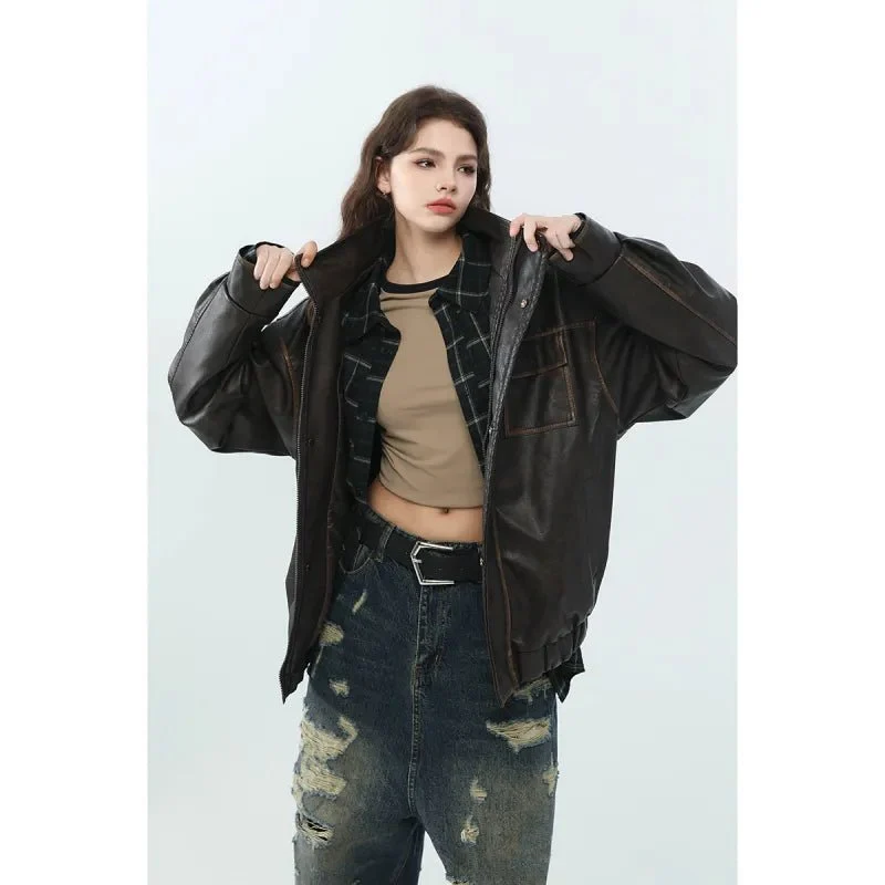 Übergangsjacke Damen Mit Hohem Kragen