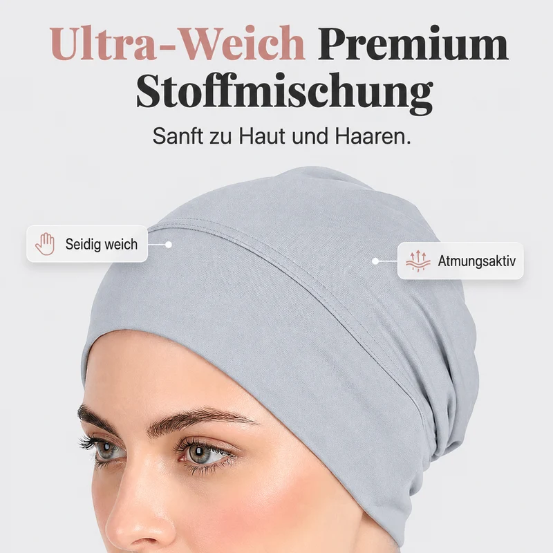 Ivalie | Weiche Damen-Turbanmütze mit elastischer Passform