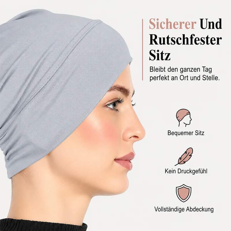 Ivalie | Weiche Damen-Turbanmütze mit elastischer Passform