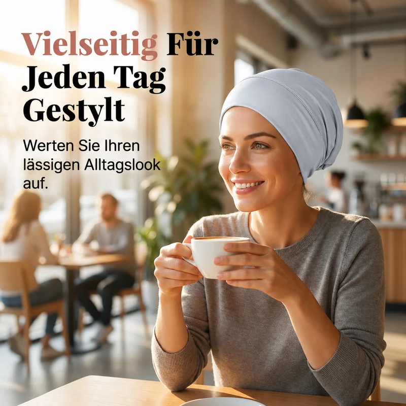 Ivalie | Weiche Damen-Turbanmütze mit elastischer Passform