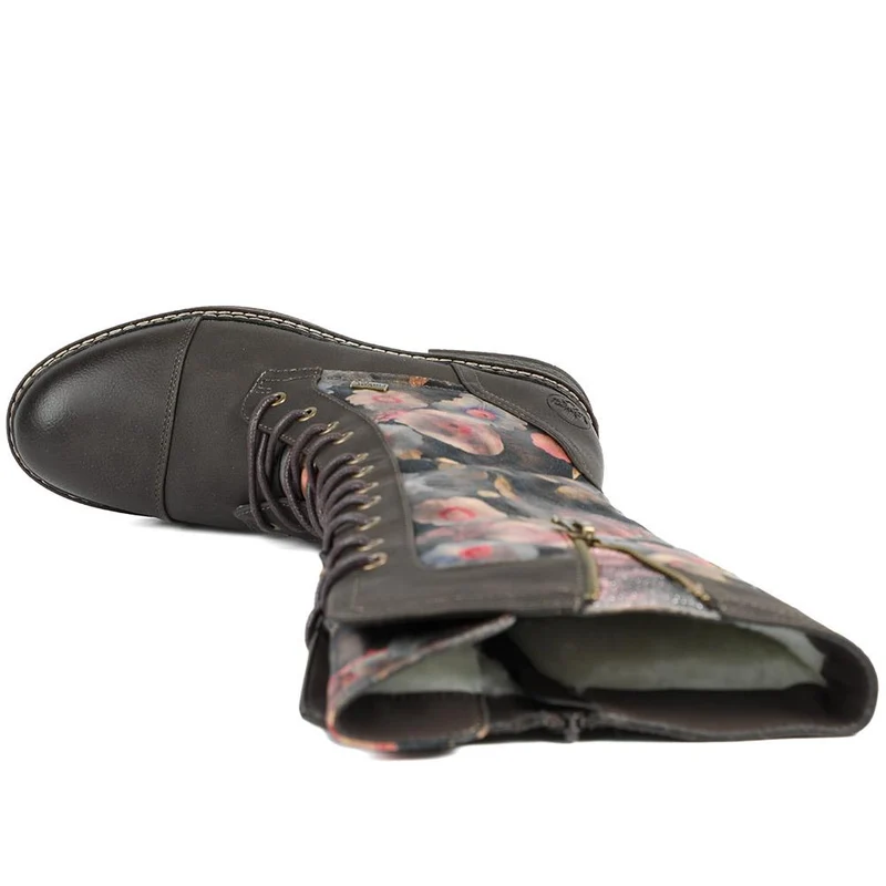 Rieker Multi Zip Calf Length Boots - RKR42021 / 329 478 - Black