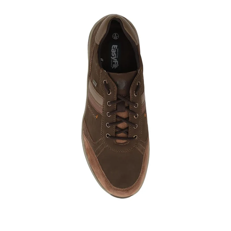 EasyFit Extra Wide Water Resistant Lace Up Shoes - ANTONY / 328 194 - Brown