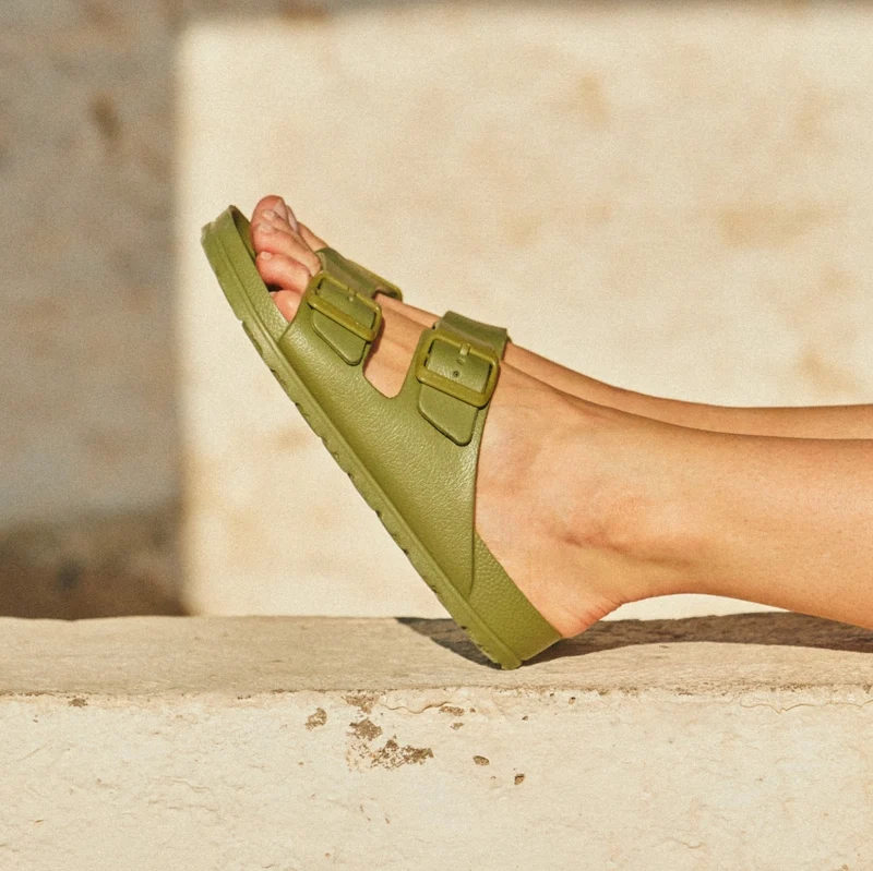 Plakton Wanda Sandale für Damen - Khaki