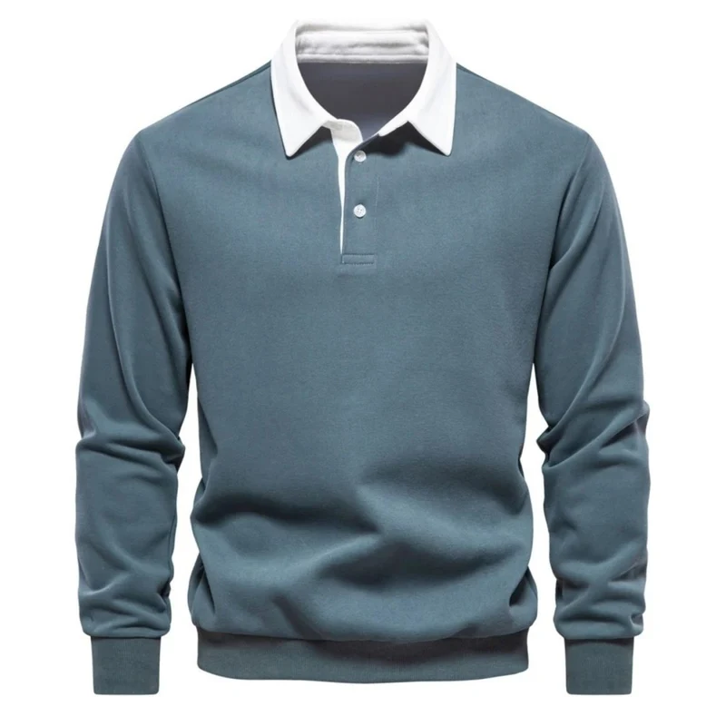 Pullover Herren Regular Fit mit Polokragen