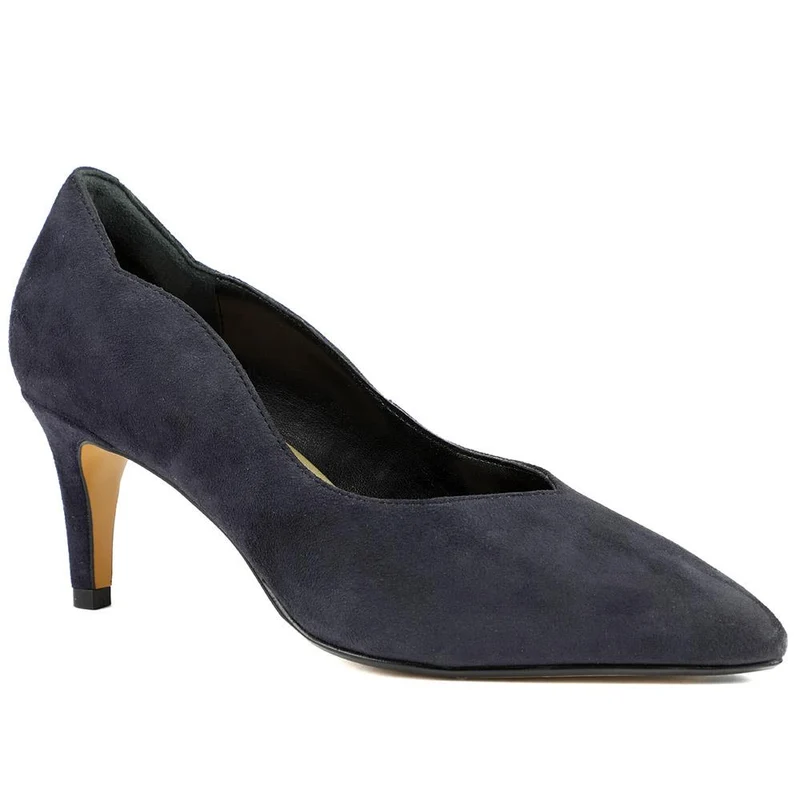 Van Dal Stella Wide Fit Leather Court Shoes - GUP42506 / 328 844