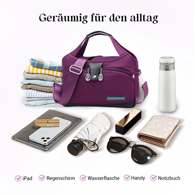 Oella | Diebstahlsichere Handtasche mit 10 Fächern