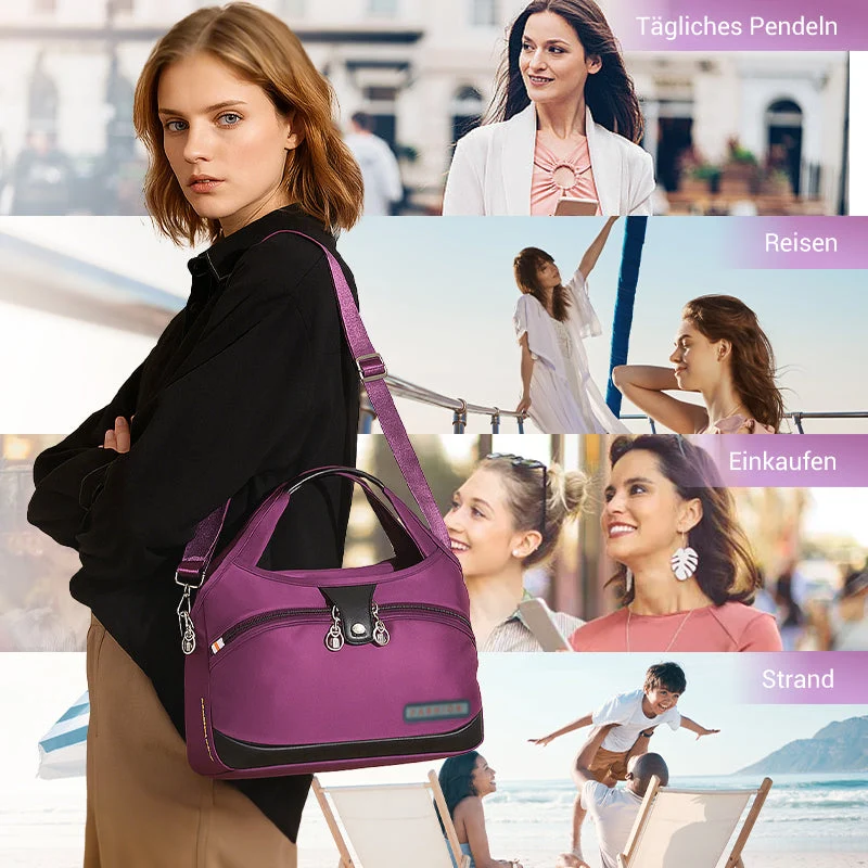 Oella | Diebstahlsichere Handtasche mit 10 Fächern