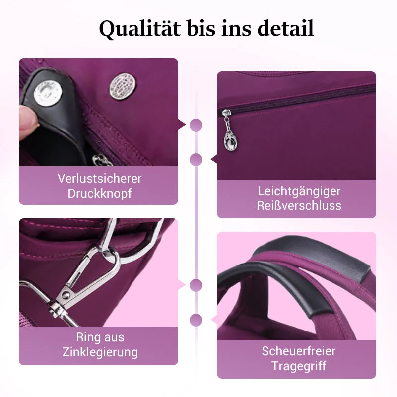 Oella | Diebstahlsichere Handtasche mit 10 Fächern