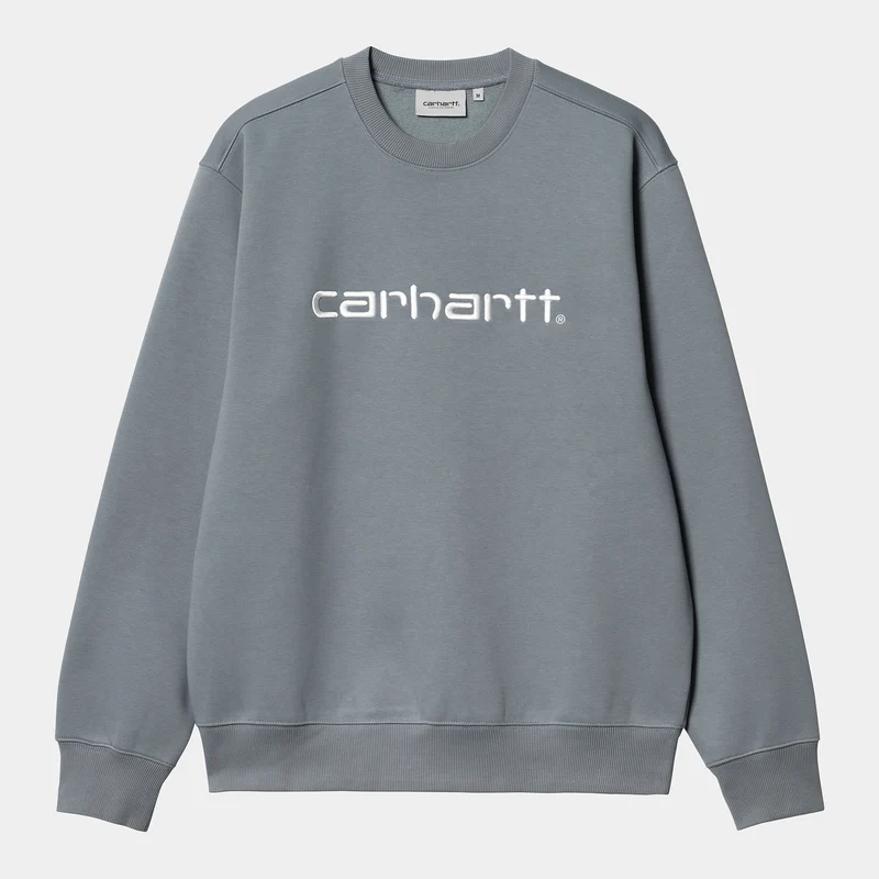 Carhartt WIP Herren Carhartt WIP Sweattop - Taubengrau / Wachs