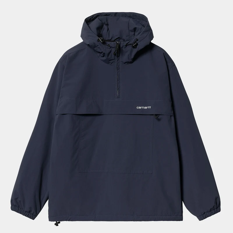 Carhartt WIP Herren-Windbreaker-Pullover-Winterjacke – Marineblau