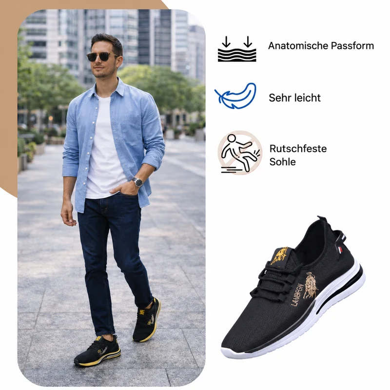 Emerick | Moderne Herren-Sneaker mit flexiblem Slip-On-Komfort