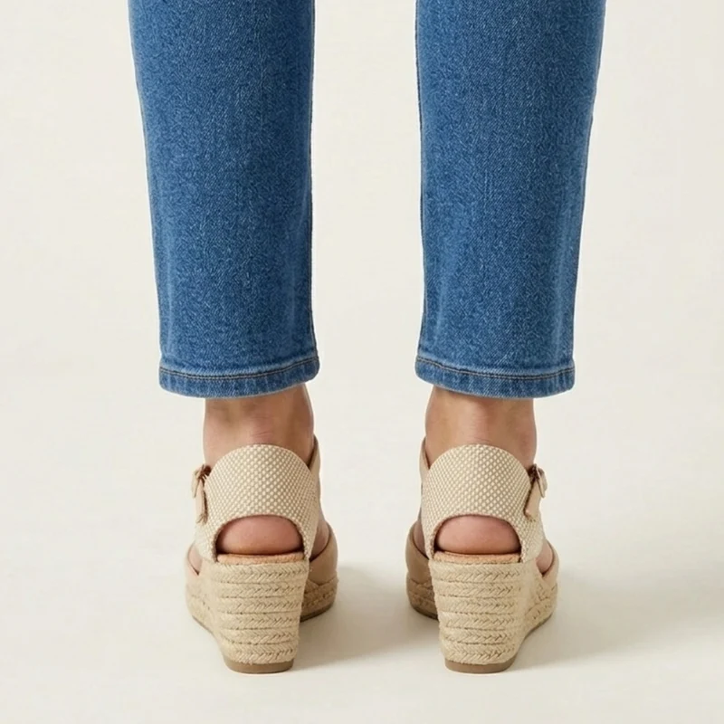 Janeva | Stilvolle Wedge-Sandalen mit geschlossener Zehenpartie