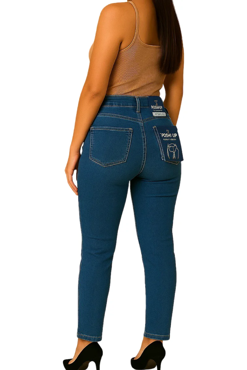 Bellea | Klassische Jeans mit hoher Taille mit schmaler Passform