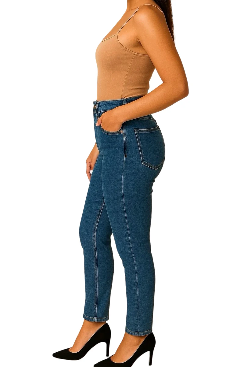 Bellea | Klassische Jeans mit hoher Taille mit schmaler Passform