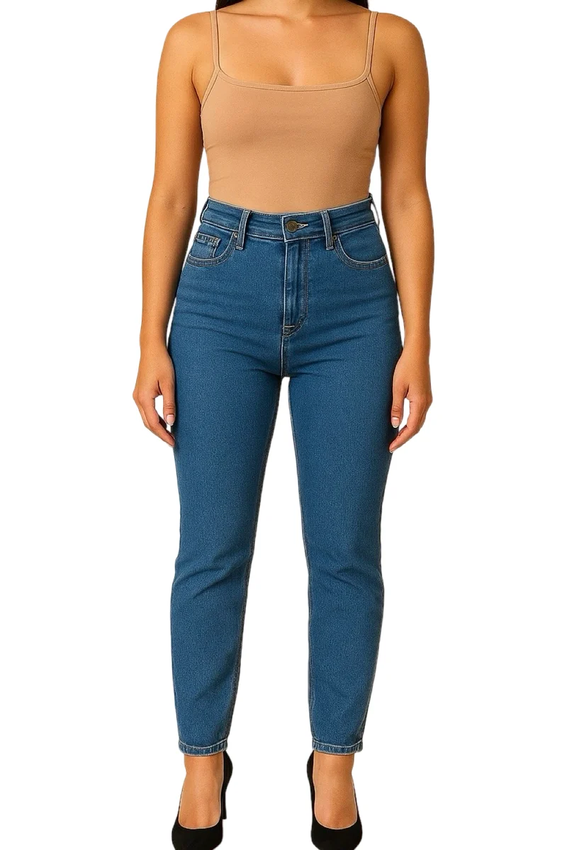 Bellea | Klassische Jeans mit hoher Taille mit schmaler Passform
